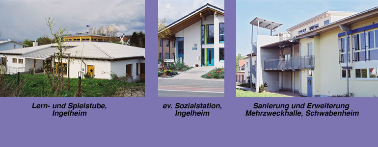 Kindergaerten, Schulen, Sporthallen